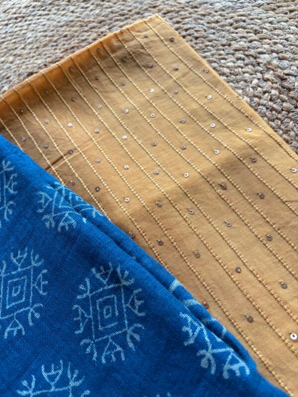 IMG_7244 CHANDERI SILK COTTON TOP AND LINEN DUPATTA - Image 4