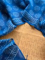 CHANDERI SILK COTTON TOP AND LINEN DUPATTA - Image 7
