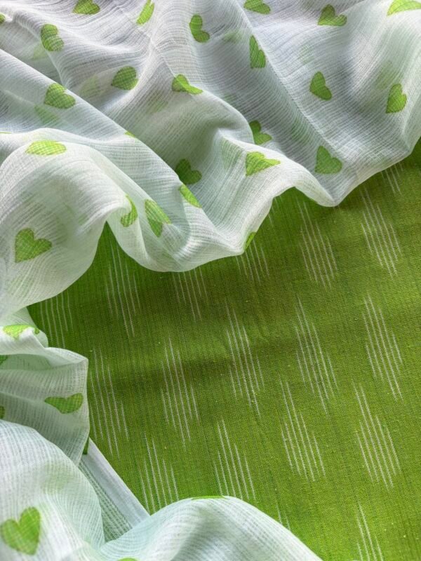 IMG_7376 IKAT TOP AND KOTA PRINTED DUPATTA - Image 1