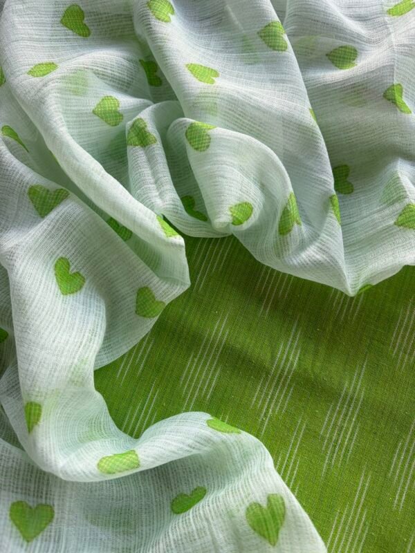 IMG_7378 IKAT TOP AND KOTA PRINTED DUPATTA - Image 3