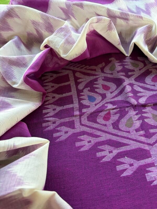 IMG_7386 JAMDHANI COTTON TOP AND IKAT COTTON DUPATTA - Image 1