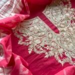 COTTON KASHMIRI AARI WORK TOP BOTTOM AND DUPATTA