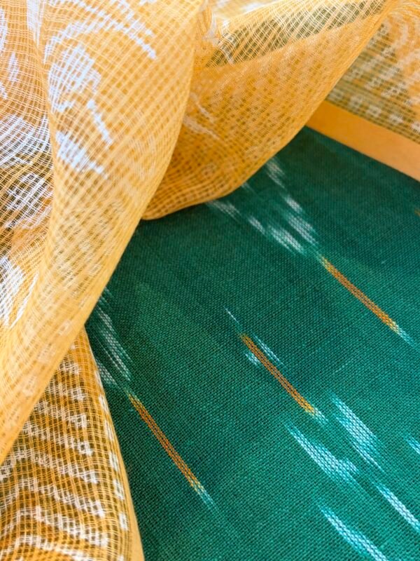 IMG_7514 IKAT TOP AND KOTA PRINTED DUPATTA - Image 5