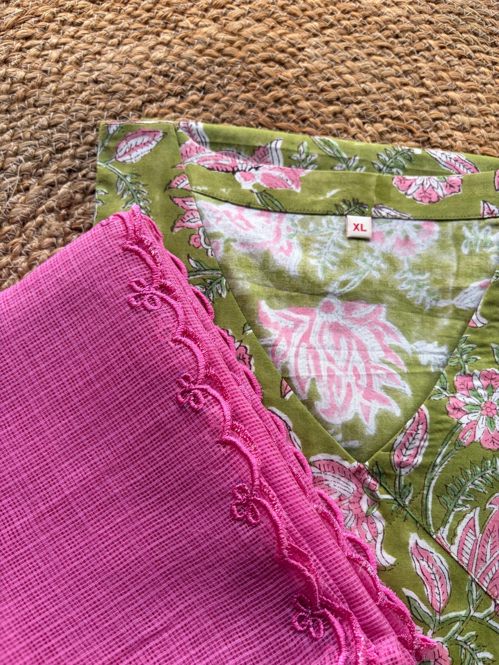 IMG_7832 COTTON TOP AND KOTA COTTON DUPATTA - Image 1