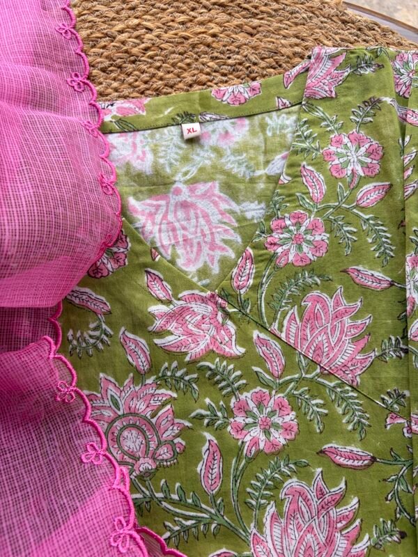 COTTON TOP AND KOTA COTTON DUPATTA - Image 3