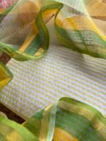 COTTON STRIPES TOP AND PRINTED KOTA DUPATTA