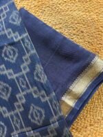 CHANDERI SILK COTTON TOP AND IKAT DUPATTA - Image 2