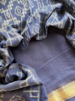CHANDERI SILK COTTON TOP AND IKAT DUPATTA - Image 4