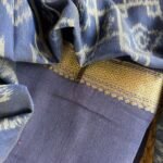 CHANDERI SILK COTTON TOP AND IKAT DUPATTA