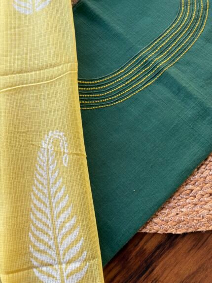 COTTON TOP AND PRINTED KOTA DUPATTA