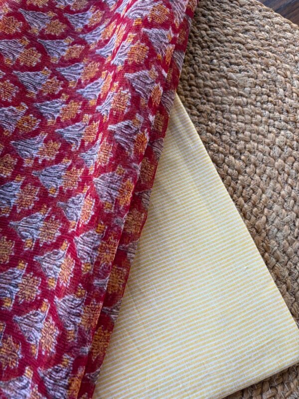 COTTON TOP AND KOTA PRINTED DUPATTA - Image 5