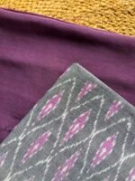 CHANDERI SILK COTTON TOP AND IKAT DUPATTA - Image 3