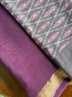CHANDERI SILK COTTON TOP AND IKAT DUPATTA - Image 7