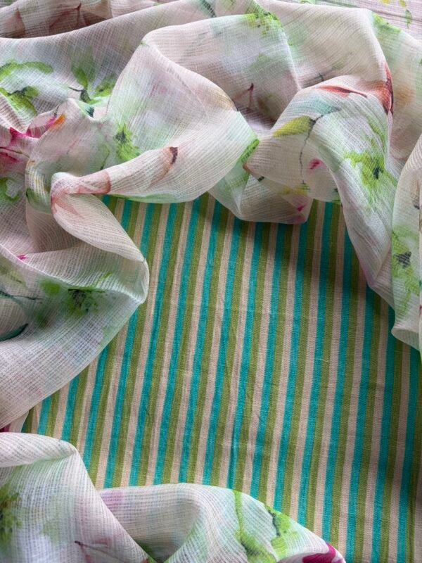 LINEN TOP AND KOTA PRINTED DUPATTA - Image 6