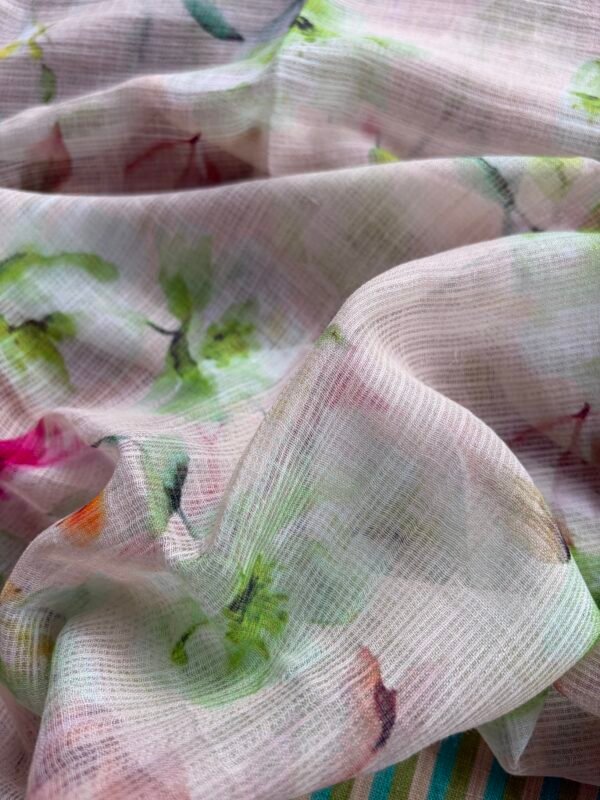 LINEN TOP AND KOTA PRINTED DUPATTA - Image 3