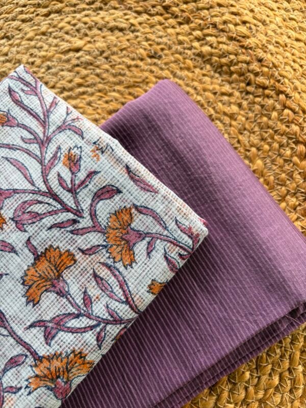 CHANDERI SILK COTTON TOP AND KOTA COTTON HANDBLOCK PRINTED DUPATTA - Image 7