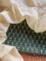 HANDBLOCK PRINTED TOP AND TEPCHI KOTA DUPATTA - Image 4