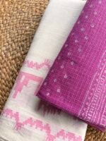 COTTON JAMDHANI WEAVE TOP AND KOTA COTTON HANDBLOCK PRINTED DUPATTA - Image 4