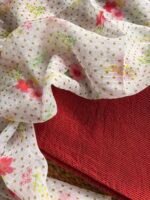 CHANDERI SILK COTTON TOP AND KOTA PRINTED DUPATTA