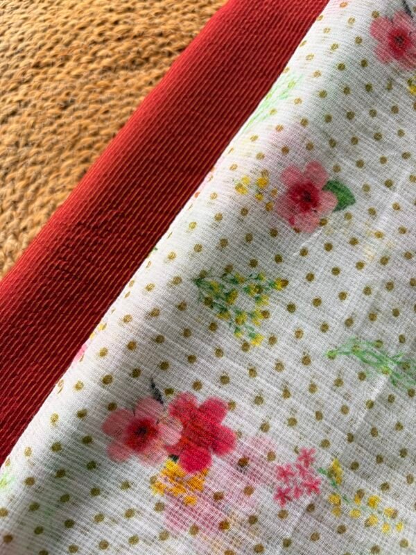 CHANDERI SILK COTTON TOP AND KOTA PRINTED DUPATTA - Image 2