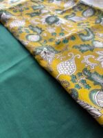 PRINTED CHANDERI SILK COTTON TOP AND COTTON DUPATTA - Image 7