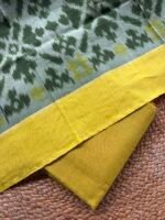 PURE CHANDERI SILK COTTON TOP AND IKAT DUPATTA - Image 3