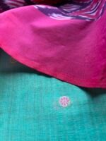 PURE CHANDERI SILK COTTON TOP AND IKAT DUPATTA - Image 3