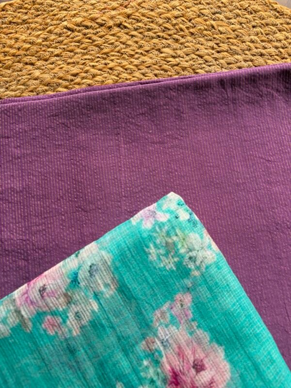 CHANDERI SILK COTTON TOP AND KOTA PRINTED DUPATTA - Image 4