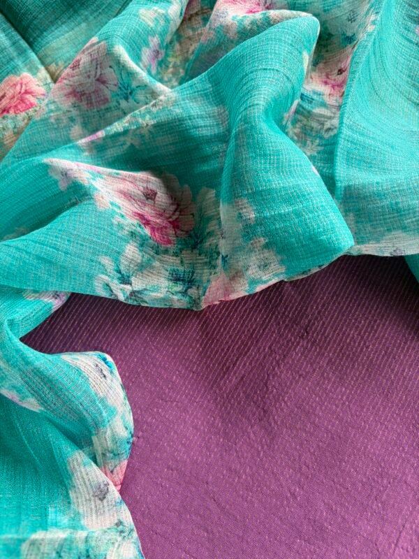 CHANDERI SILK COTTON TOP AND KOTA PRINTED DUPATTA - Image 1