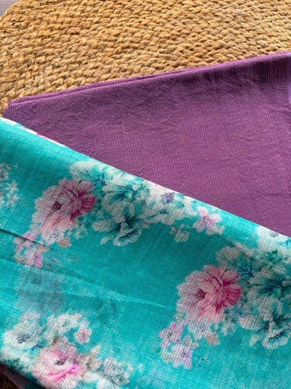 CHANDERI SILK COTTON TOP AND KOTA PRINTED DUPATTA - Image 2