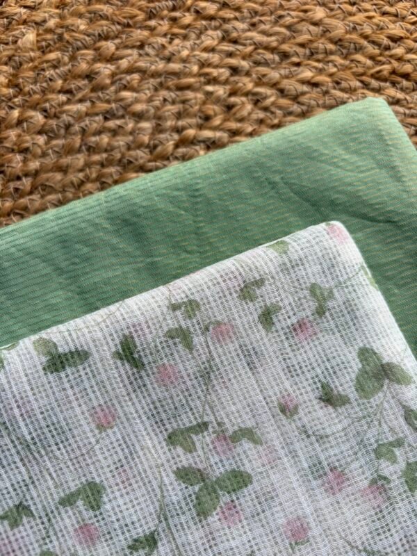 CHANDERI SILK COTTON TOP AND KOTA PRINTED DUPATTA - Image 6