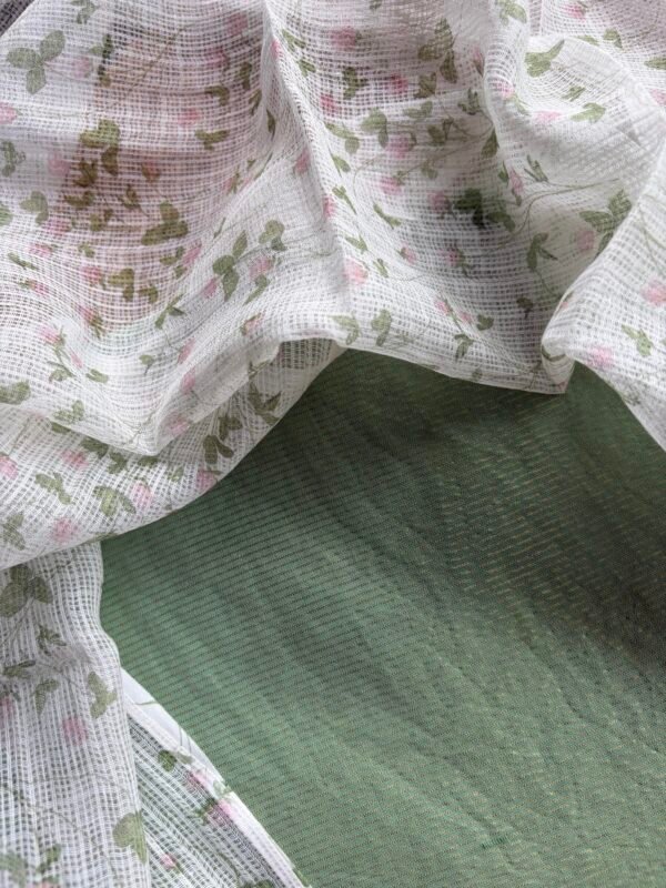 CHANDERI SILK COTTON TOP AND KOTA PRINTED DUPATTA - Image 1