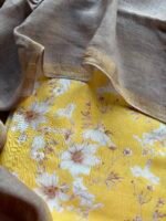 PRINTED SILK COTTON TOP AND LINEN DUPATTA - Image 6