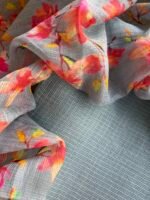 SILK KOTA TOP AND KOTA PRINTED DUPATTA