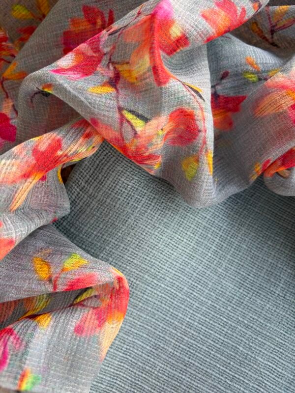 SILK KOTA TOP AND KOTA PRINTED DUPATTA - Image 1