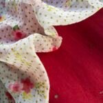 MUL CHANDERI SILK TOP AND KOTA PRINTED DUPATTA