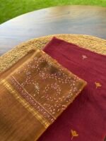 COTTON TOP AND SOZNI EMBROIDERY DUPATTA - Image 5