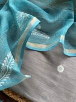 MUL CHANDERI TOP AND PRINTED KOTA COTTON DUPATTA - Image 3