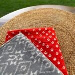 COTTON BANDHINI TOP AND IKAT DUPATTA