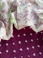 COTTON BANDHINI TOP AND KOTA PRINTED DUPATTA