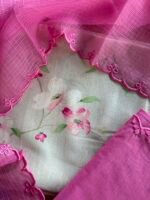 SILK COTTON TOP WITH KOTA EMBROIDED DUPATTA AND COTTON BOTTOM - Image 6