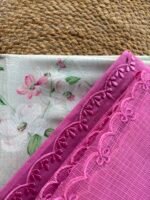 SILK COTTON TOP WITH KOTA EMBROIDED DUPATTA AND COTTON BOTTOM - Image 5