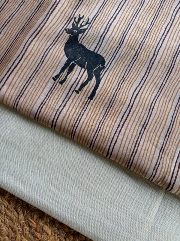 TISSUE TOP AND CHANDERI SILK PRINTED DUPATTA - Image 6