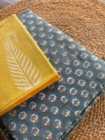 HANDBLOCK PRINTED TOP AND KOTA DUPATTA - Image 4