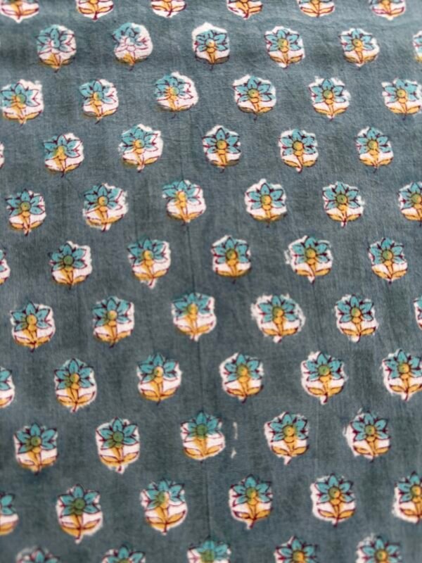 HANDBLOCK PRINTED TOP AND KOTA DUPATTA - Image 6