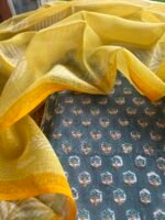 HANDBLOCK PRINTED TOP AND KOTA DUPATTA - Image 7