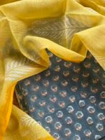 HANDBLOCK PRINTED TOP AND KOTA DUPATTA