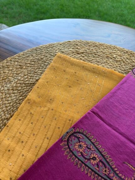 CHANDERI TOP AND CHANDERI DUPATTA