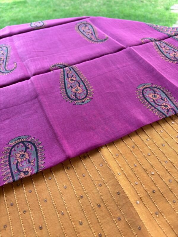 CHANDERI TOP AND CHANDERI DUPATTA - Image 6