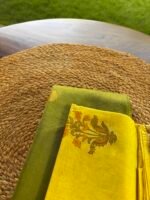 CHANDERI SILK TOP AND CHANDERI SILK HANDBLOCK PRINTED DUPATTA - Image 7